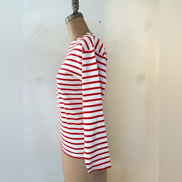 vintage deadstock ARMOR-LUX breton striped shirt MEDIUM made in france - Picture 4 of 12